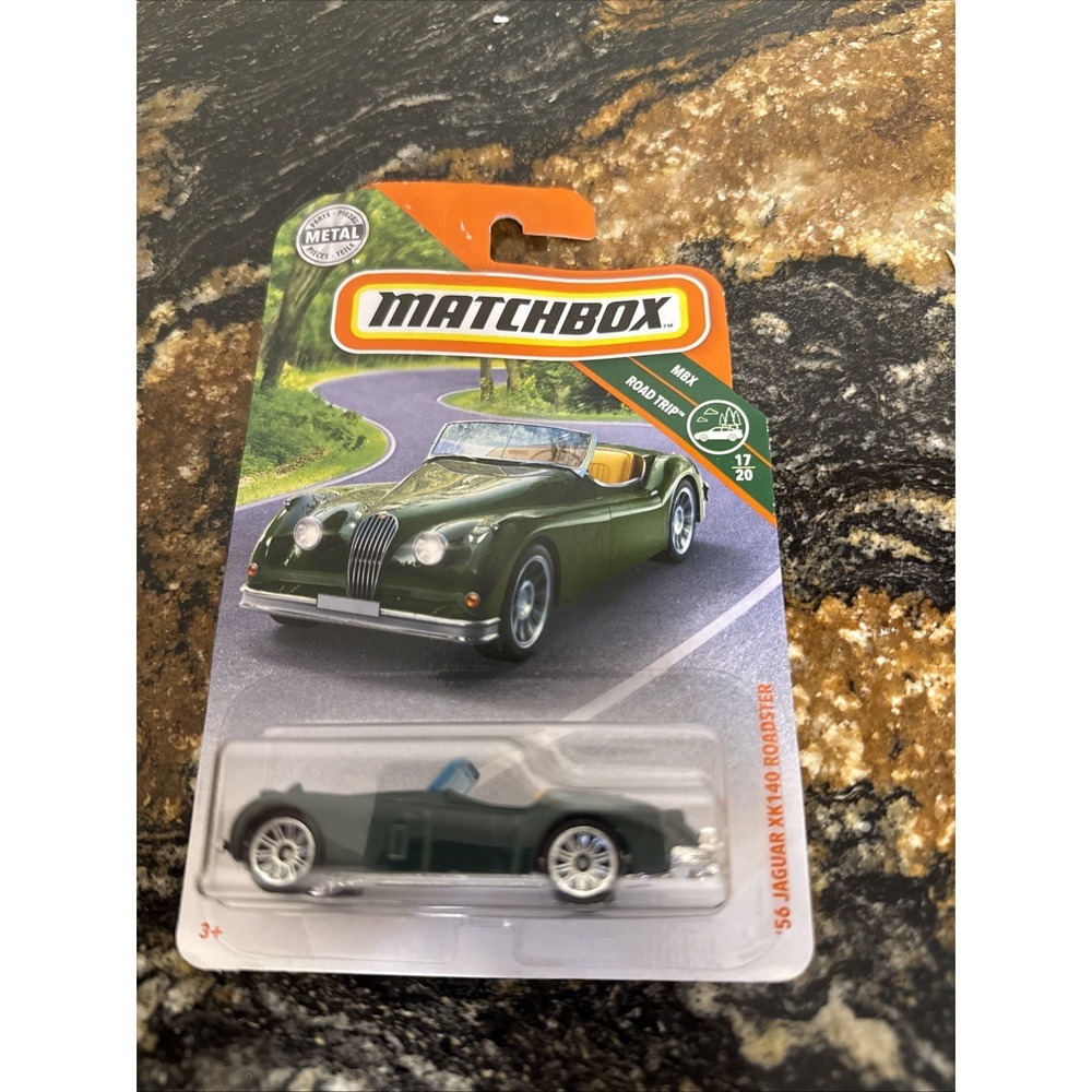2019 Matchbox '56 Jaguar XK140 Roadster (Green) Road Trip 17/20 - #9- !!